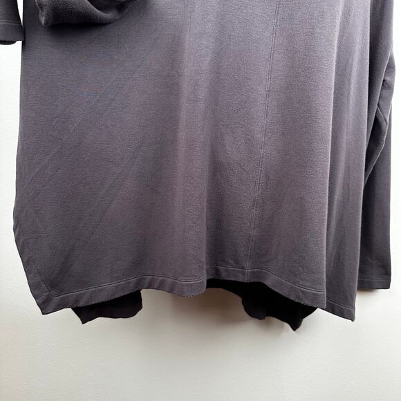 Athleta Ethereal Brushed Funnel Neck Sweatshirt in Shale Women's M Oversized - Picture 8 of 12